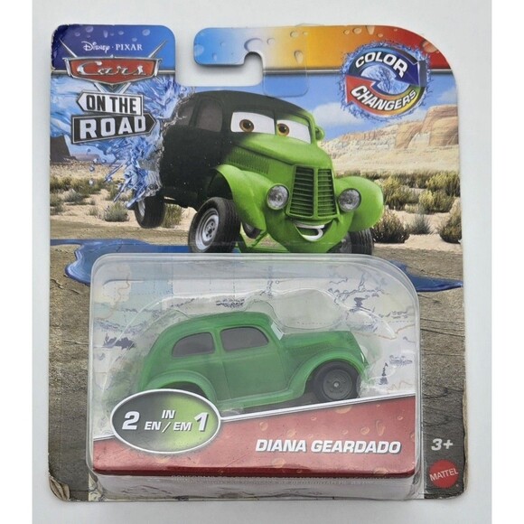 Disney Pixar Cars Color Changers Diana Geardado Ghost Car 1:55 Scale New - Picture 1 of 6